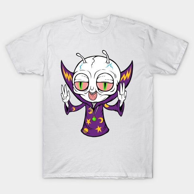 Egglien Wizard T-Shirt by flynnryanart